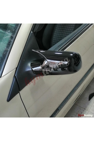 Renault Scenic 2 Batman Yarasa Ayna Kapağı - Parlak Siyah