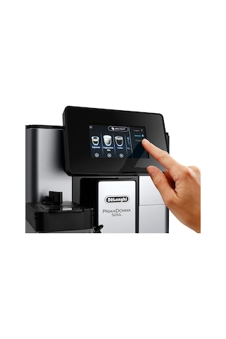 Delonghi PrimaDonna Soul ECAM612.55.SB Kahve Makinesi Gri