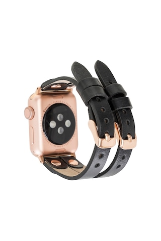 Apple Uyumlu Watch Deri Kordon Ely Double Tour Rst1