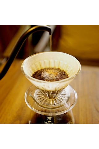 Kahve Dükkanı Kahve Makinesi Filtre Kağıdı El İle Demlenen Kahve