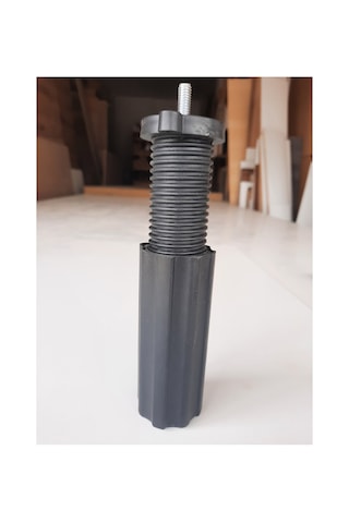 Ayarlı 10-20 Cm Baza Destek Ayağı Ince Metrik 2 Adet Siyah