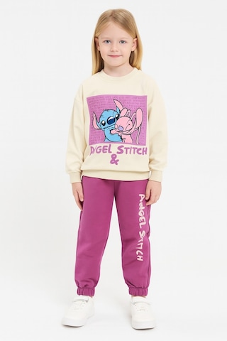 Stitch Kız Çocuk Eşofman Takım Mor