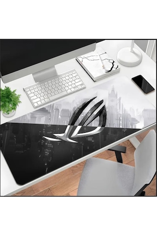 70x30 Cm Asus Model Temalı Kaydırmaz Taban Speed Yüzey Oyuncu Mouse Pad Gaming