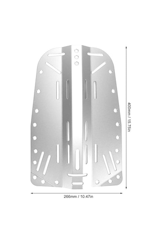 Kraken Tüp Sırtlık, Alüminyum Backplate