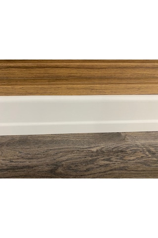 8 Cm Lake Beyaz Parke Süpürgelik