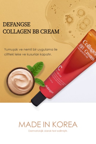 Collagen Bb Cream Mükemmel Kapatıcılık Sunan Yoğun Nem & Doğal Görünüm Etkili Bb Cream Light - Medium