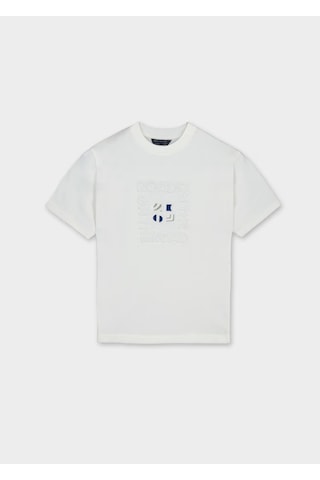 Mayoral Erkek Çocuk T-shirt 6031 Krem