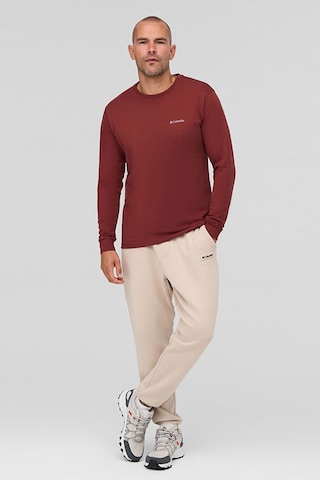 Columbia Erkek Uzun Kollu T-shirt Bordo