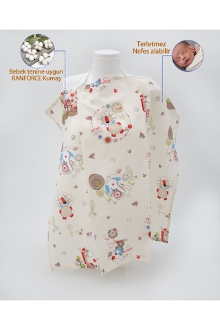 Mordesign Bebek Emzirme Örtüsü / Önlüğü, Animal Serisi Zg883