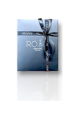 Roan Vegan Deri Erkek Cüzdan Hediyelik Paket Siyah