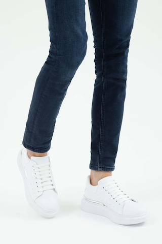 Tamer Tanca Erkek Vegan Beyaz Sneakers & Spor Ayakkabı 804 642 Erk Ayk Sk22/23 Beyaz
