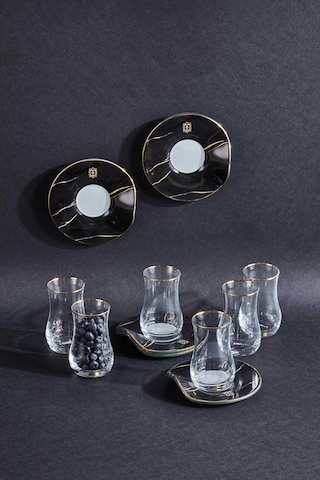 Neva N3254 Marble Plus 6 Kişilik Çay Seti