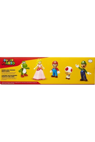 Nintendo Mario & Arkadaşları Figür Set 5'li Paket Lisanslı Luigi