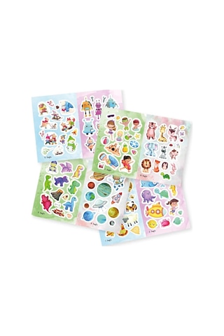 Tükenmeyen Sticker Kitabım (100+ Tekrar Tekrar Kullanılabilen Sticker)