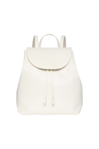 Calvin Klein Emblem Aop Flap Sırt Çantası-14818 Krem