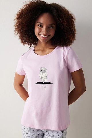 Penti Yogı Puggy Ss Pijama Set Pudra