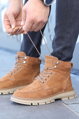 M.p. Dex Suya Dayanıklı Hakiki Deri Günlük Erkek Bot 667800001249 13 Taba Taba