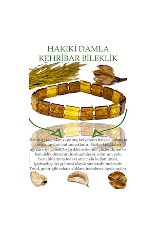 Üretici Sertifikalı Sarı Şeffaf Doğal Damla Kehribar Bileklik Çok Renkli
