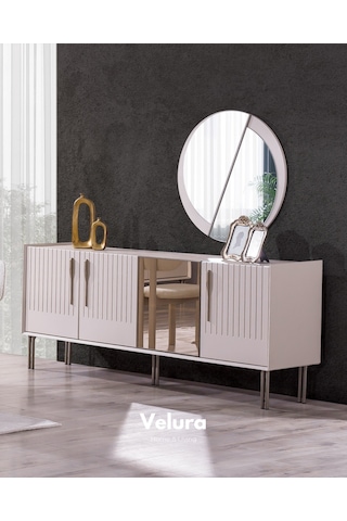 Tress Modern Konsol Kırık Beyaz