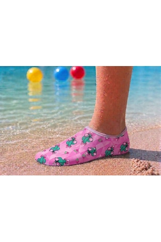 Gripptoes Kaymaz Damla Tabanlı Deniz&havuz Çorabı E2 Çok Renkli