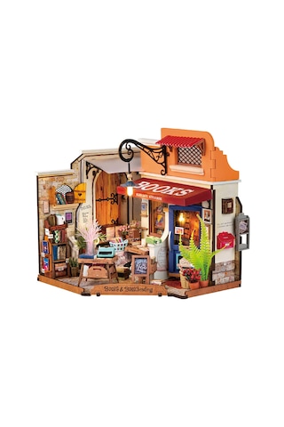 Rolife Corner Bookstore - Kendin Yap Minyatür Maket