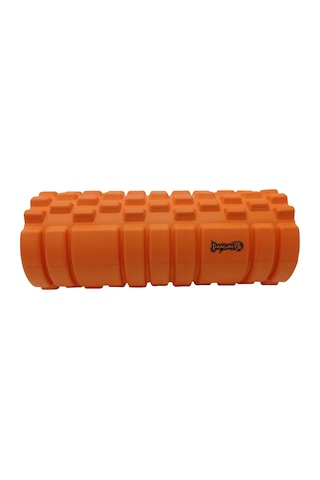 Dragon Kısa Foam Roller Tırtıklı - Masaj Köpüğü - Turuncu