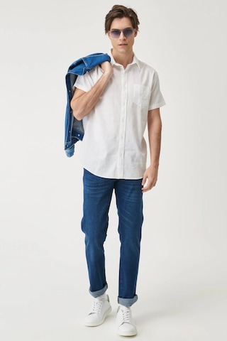 Wrangler Regular Fit Kısa Kollu Beyaz Erkek Gömlek W5j7lo989 001