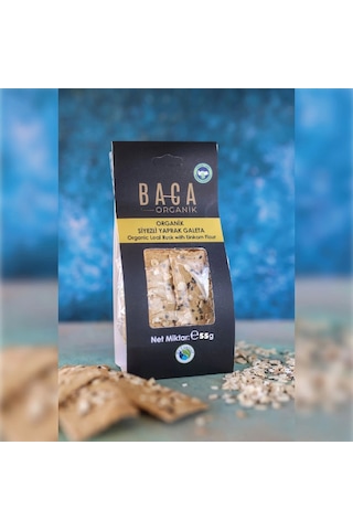 Baca Organik Organik Siyezli Yaprak Galeta 55 G