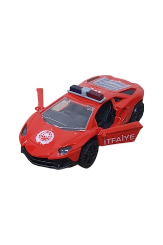 Çek Bırak Metal Araba Lamborgini - Ilk003 - İtfaiye Lisinya Çok Renkli