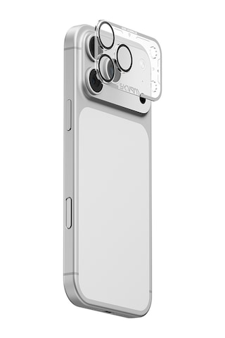 Apple Uyumlu   iPhone 17 Pro Max Skinarma Magma Serisi Mat Kamera Lens Koruyucu Gri