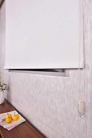 Siyah Karartma Düz Etek Dilimsiz Ds-screen 13 Blackout Zebra Stor Güneşlik Perde 140 X 200