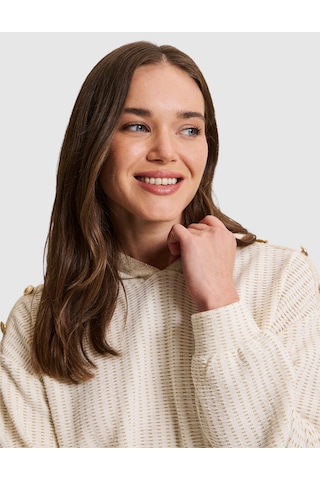 Pierre Cardin Ekru Oversize Sweatshirt 50325428 Vr019