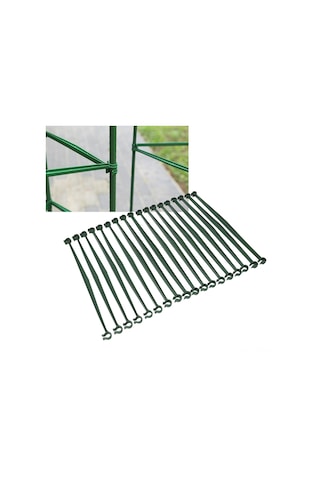 Tenfowee 36 Adet 30cm Plastik Bitki Tutucu Kolu, Tomat Ve Tırmanan Bitkiler İçin Genişletilebilir Kafes Bağlayıcı Aksesuarı