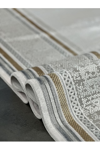 Woolen Halı Valentin Viscon Akrilik Halı 6258 Gold Renkli