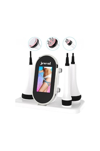 Kavitasyon Cihazı Vücut Sıkılaştırma Germe Inceltme Çatlak Göbek Masaj Makinesi 40hz Beyaz