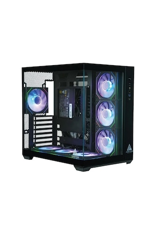AERSTONE Hyperion 1000 Watt 80+ Gold 7 Fanlı RGB Akvaryum Oyuncu Kasası