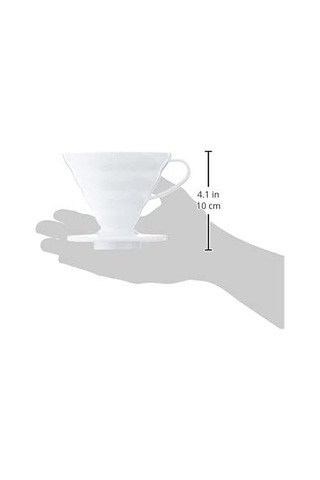 V60 02 Dripper Beyaz Plastik