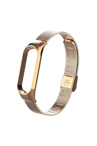 Xiaomi Mi Band 6 Uyumlu Krd-06 Metal Zore Kordon-siyah