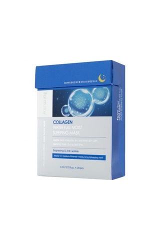 Farmstay Collagen Water Full Moıst Sleepıng Mask Kolajenli Nemlendirici Gece Maskesi 4 Ml 20 Adet