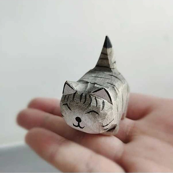 Trendooze Gaojunshop01 Eldiven Şişman Kedi Ev Dekorasyon Hediye Kırmızı Renk