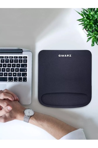 Gimarz Küçük Deri Fare Pabuç, Bilek Destekli Yastık İle 219041515