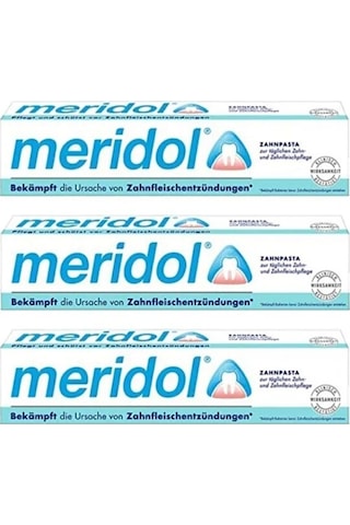 Meridol Gentle White Sanftes Weiss Diş Macunu 75 ML x 3