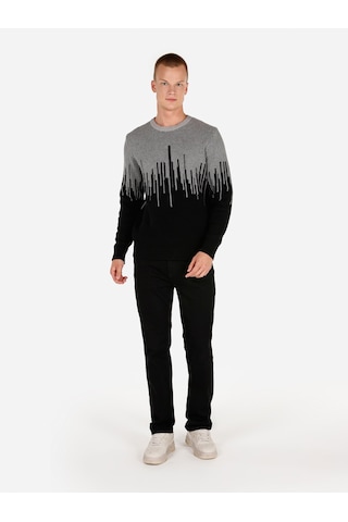 Colin's Colins Siyah Erkek Kazak Cl1071690 Q1.v2 Blk Siyah