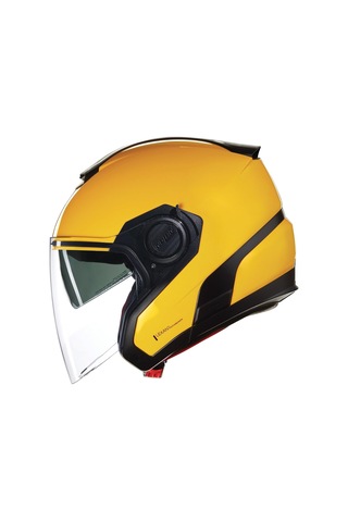 N40-5 06 Classico 306 Camli Yarım Motosiklet Kaskı Sarı M Çok Renkli