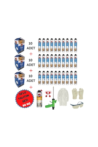 Poliüretan Termal Yalıtım Sprey Köpük 30adetx930gr