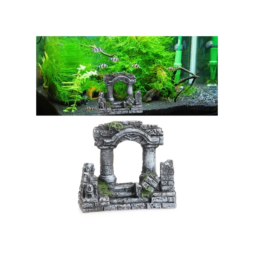 Willowhaven Antik Roma Sütunu Akvaryum Dekoru - Akvaryumunuza Tarihi Bir Dokunuş