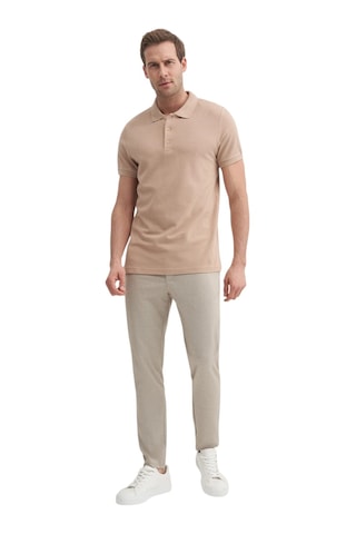 Cazador Erkek Polo Yaka Slim Fit Pike Düz Pamuklu Tişört Safarı