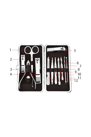Çantalı Tırnak Makası Batık Tırnak Çıkarma Aparatı Seti Takımı