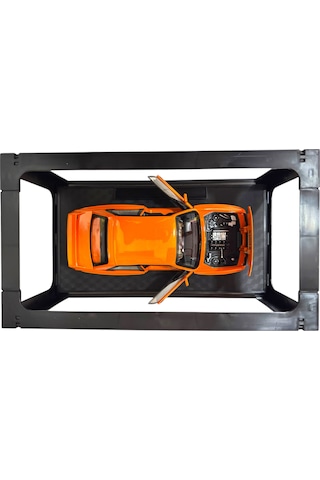 1:24 Metal Model Koleksiyon Araba Bmw M3 Turuncu 19 Cm Döner Ön Tekerler
