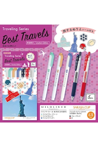 Zebra Limited Edition Traveling Series Set Özgürlük Anıtı-abd / 8